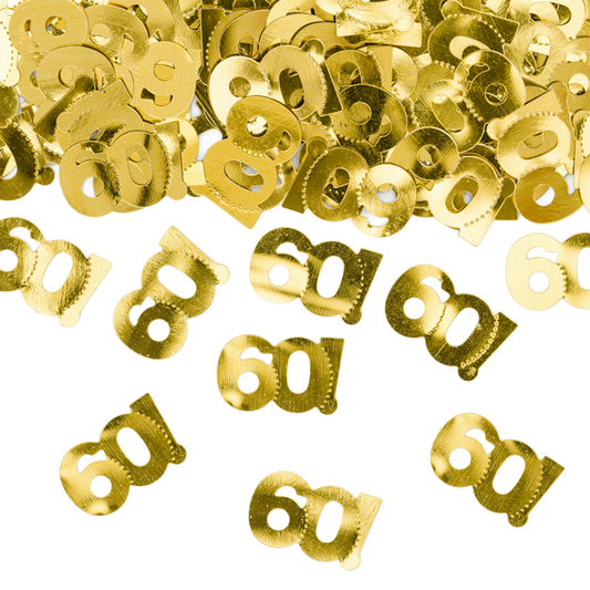 15g confettis métalliques - 60 or