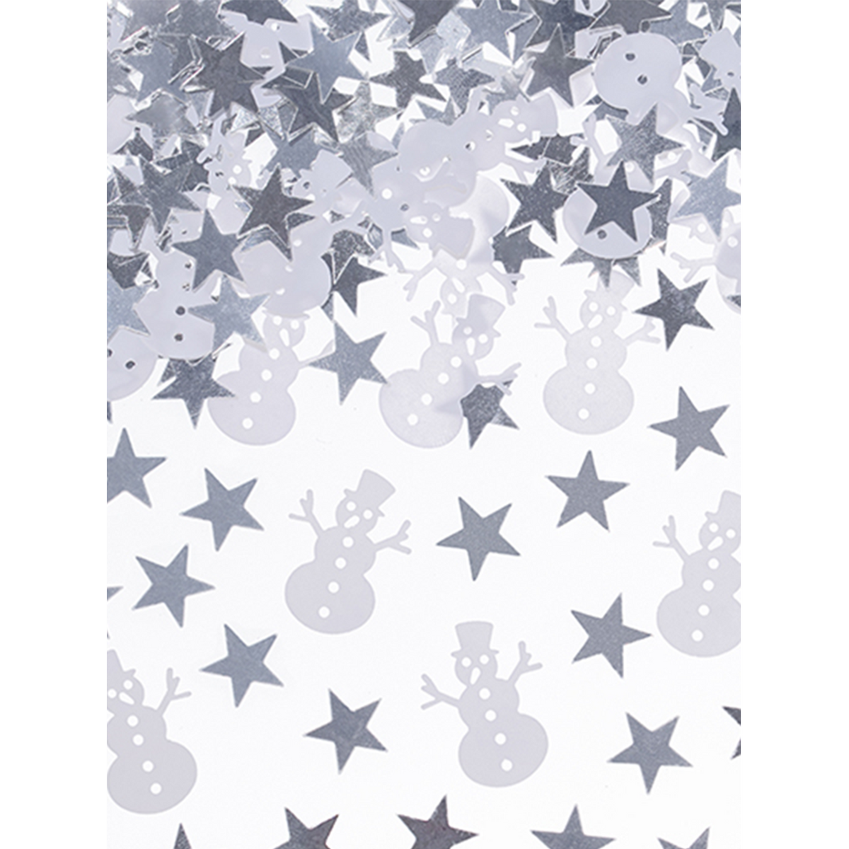 7g confettis métalliques - Bonhomme de neige