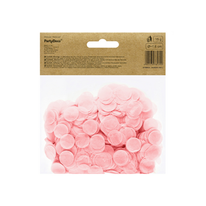 15g Papieren confetti - Roze
