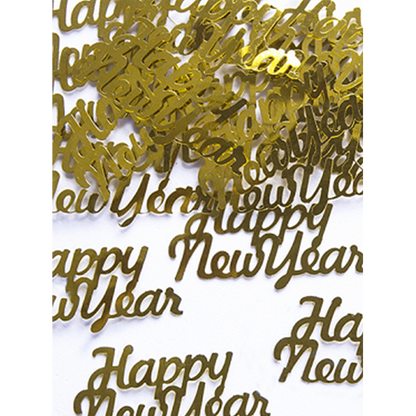 3 g metallic confetti - Happy New Year