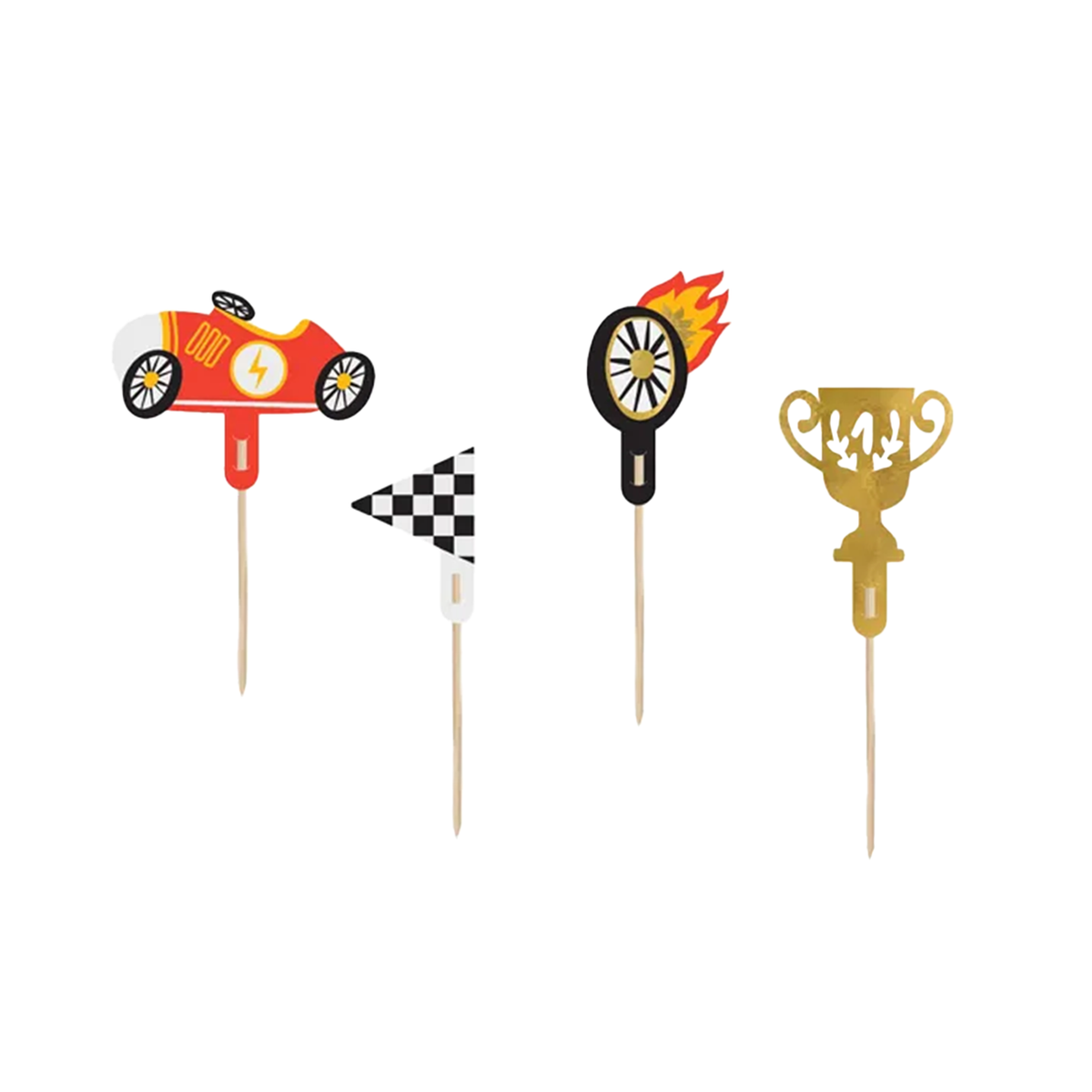 4 Taarttoppers - Raceauto's