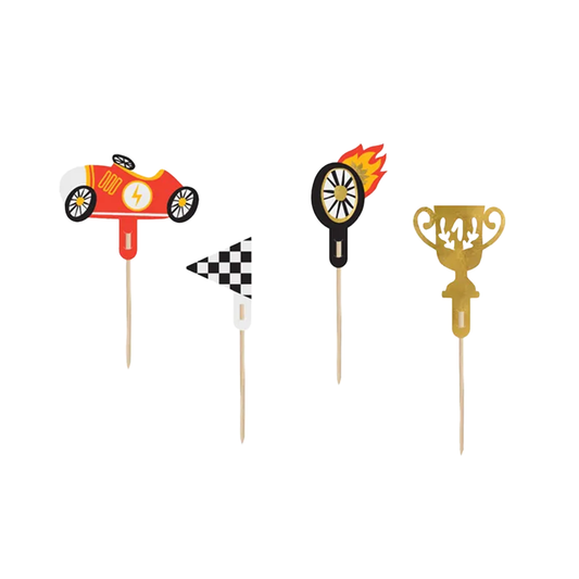 4 Taarttoppers - Raceauto's