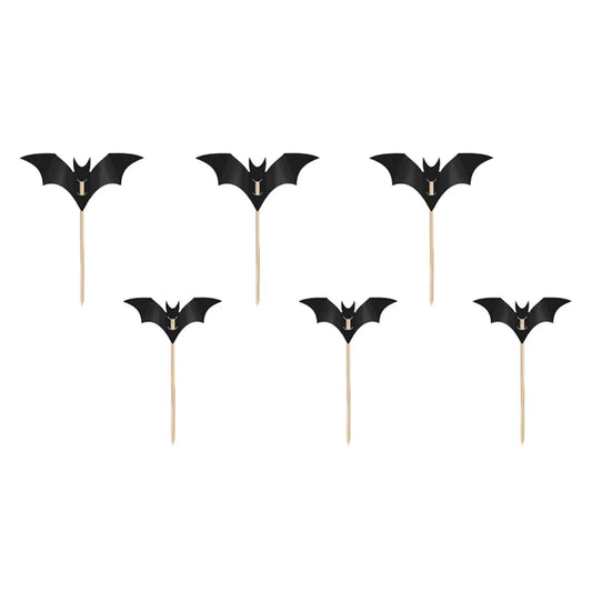 6 Cake Topper - Chauve-souris