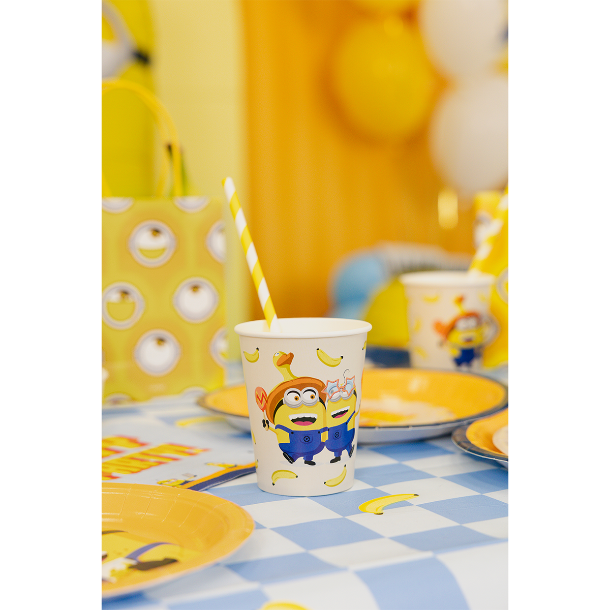 6 papieren bekers - Minions