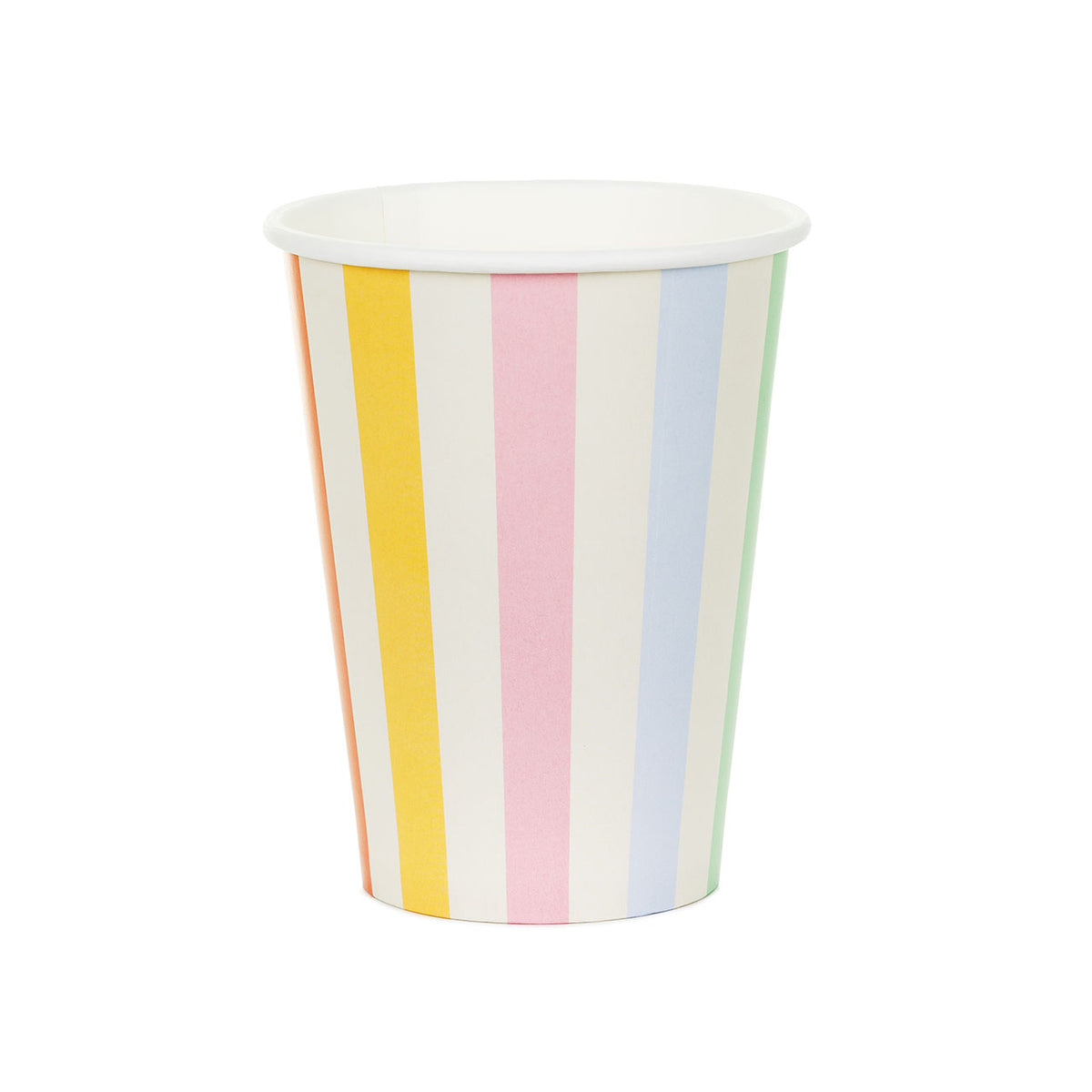 6 gobelets en carton - Rayures