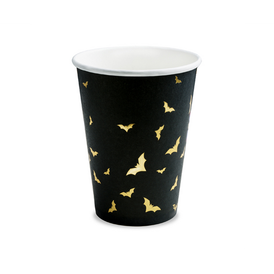 6 papieren bekers Trend - 220ml - Trick or Treat