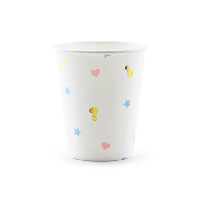 6 Papieren bekers Trend - 200ml - Boy or Girl