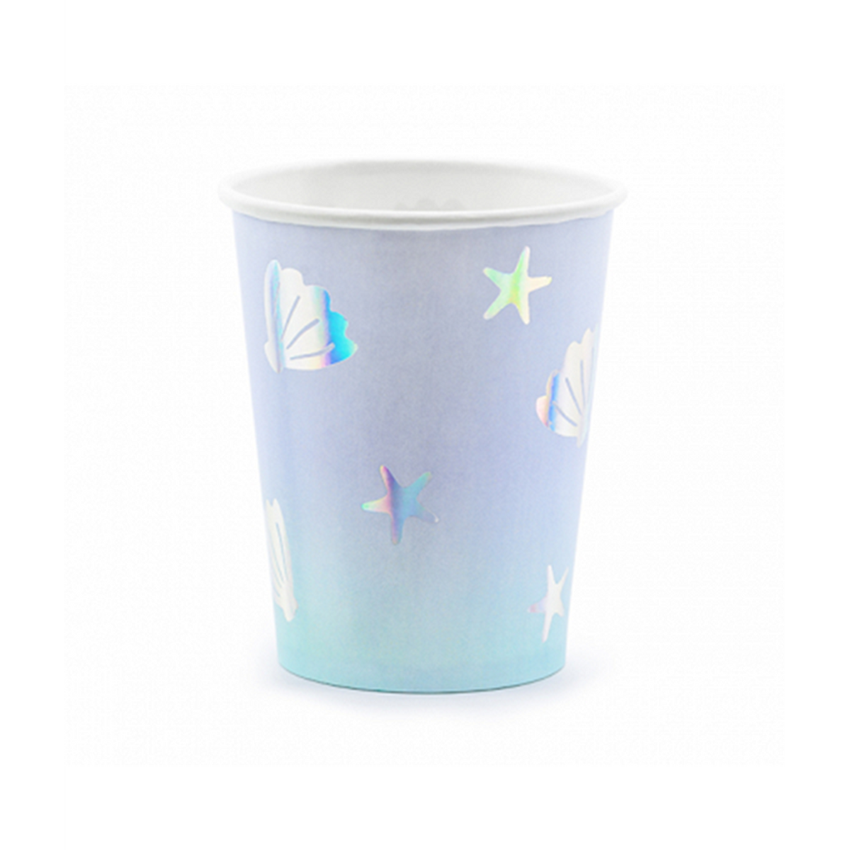 6 papieren bekers Trend - 220ml - Sea Live