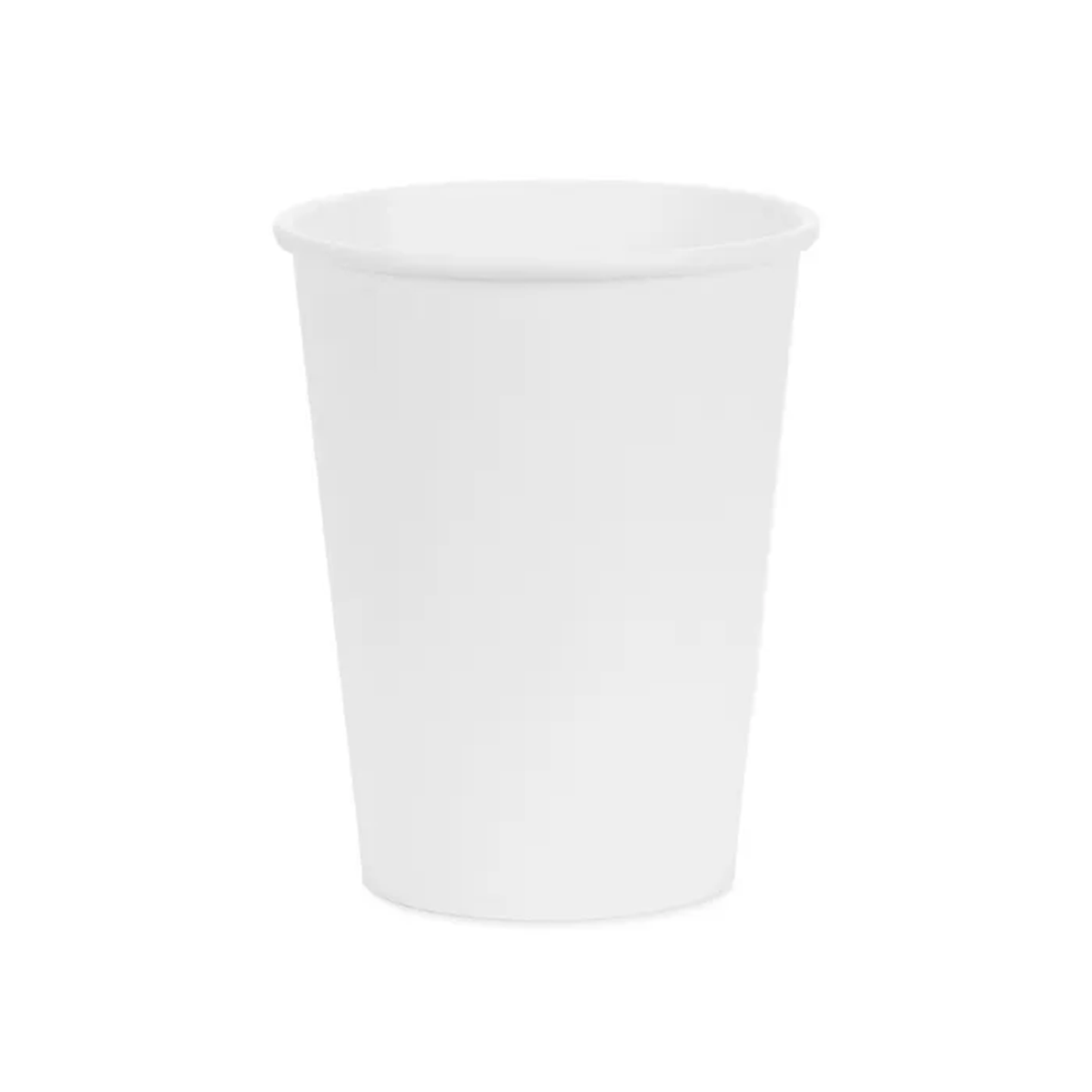 6 papieren bekers - Wit - 250 ml
