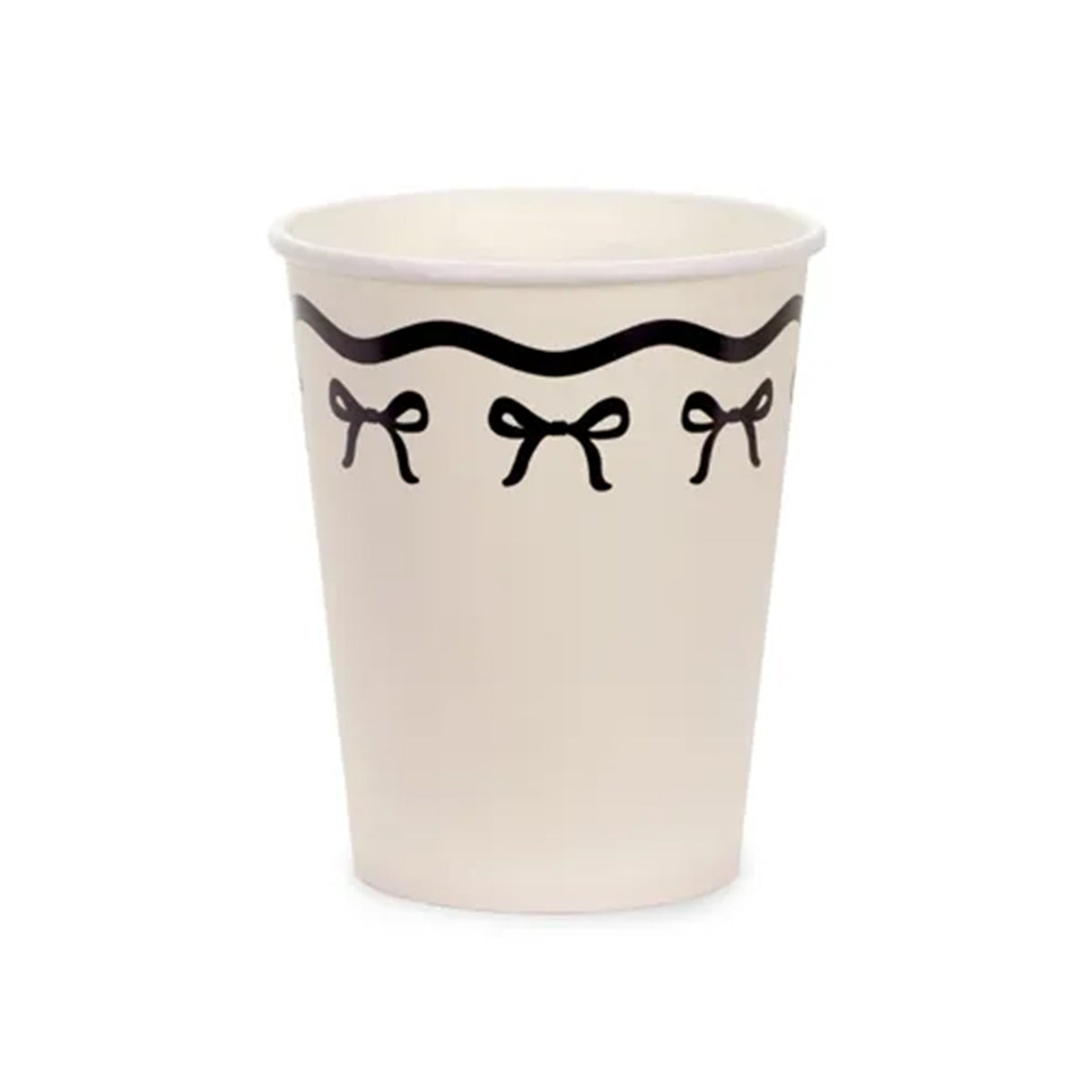 6 gobelets en carton - 220 ml - Rubans