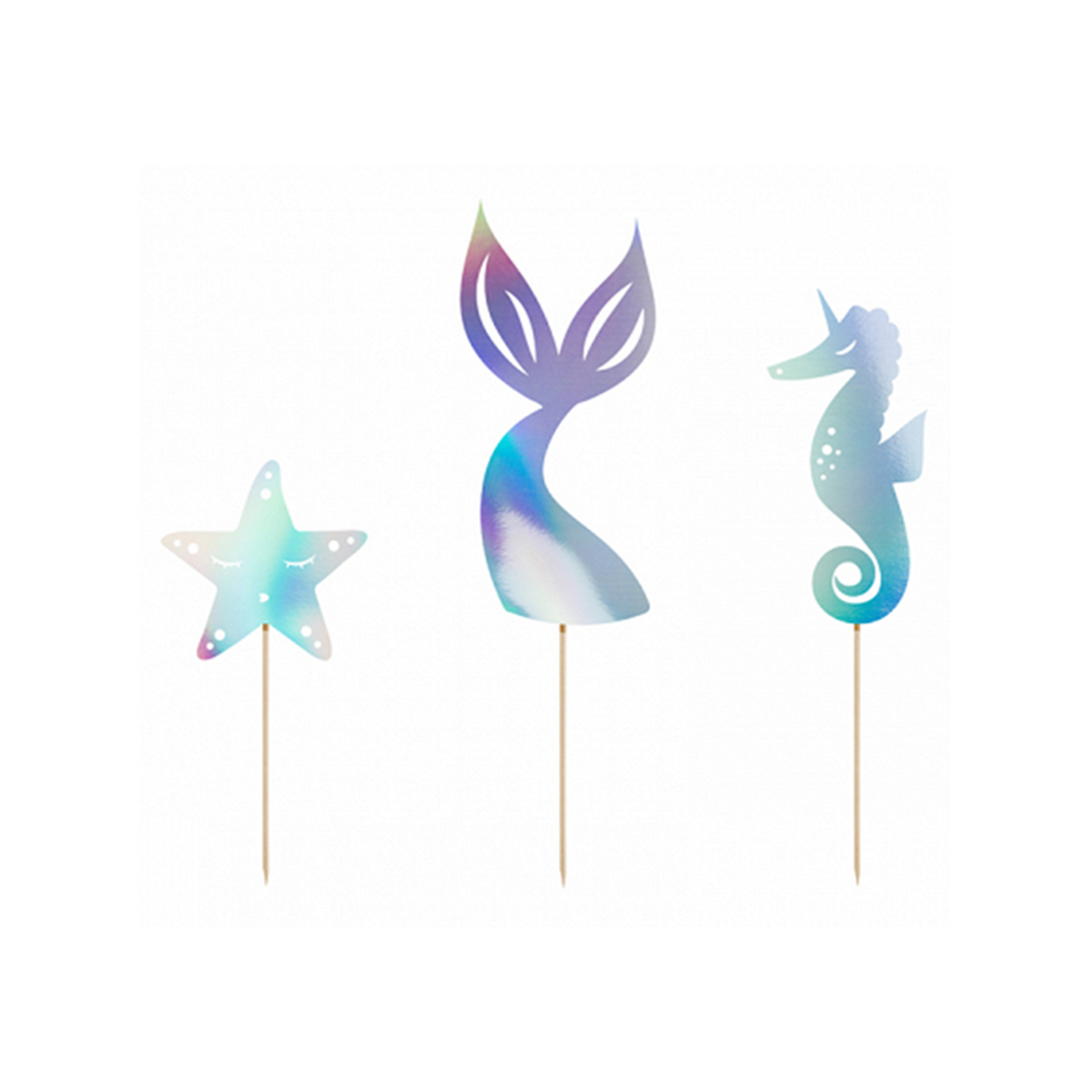 3 Cake Topper - Sirène