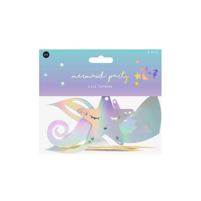 3 Cake Topper - Sirène