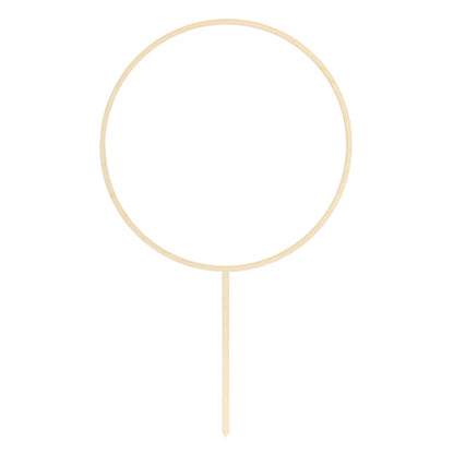 1 Cake Topper - Bois - Cercle