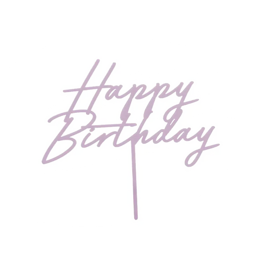 1 Acryl Cake Topper - Happy Birthday Lila