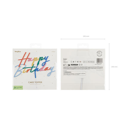 1 Taarttopper - Happy Birthday - Mix