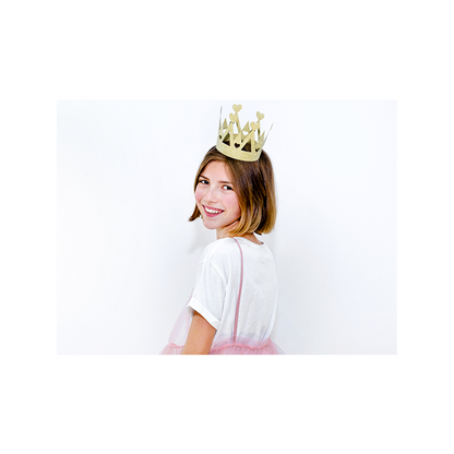 1 Couronne de fête - Princesse - Doré