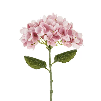 1 Kunstbloem - Hortensia - 35 cm - Lichtroze