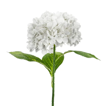 1 Kunstbloem - Hortensia - 69 cm - Wit