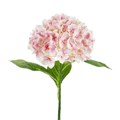 1 Fleur artificielle - Hortensia - 69 cm - Rose clair
