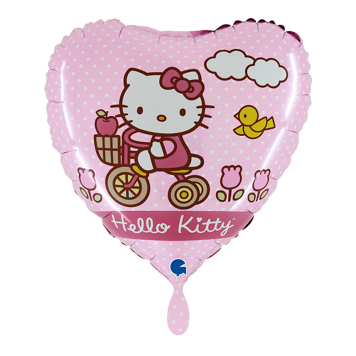 1 Ballon - Hello Kitty Fiets