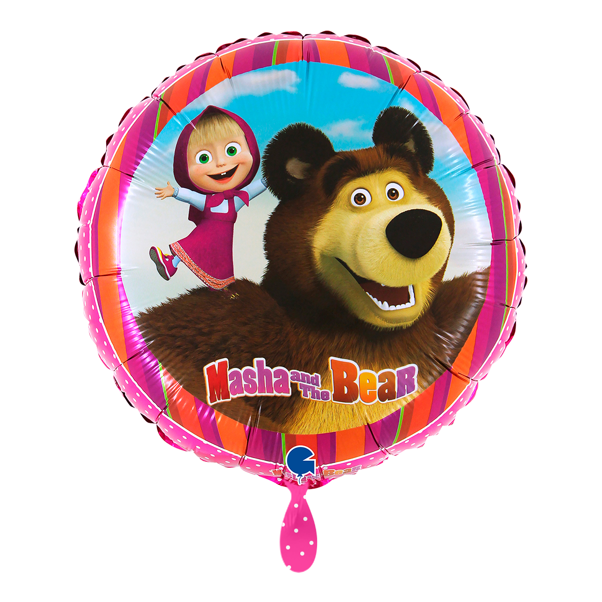 1 Ballon - Masha & Michka