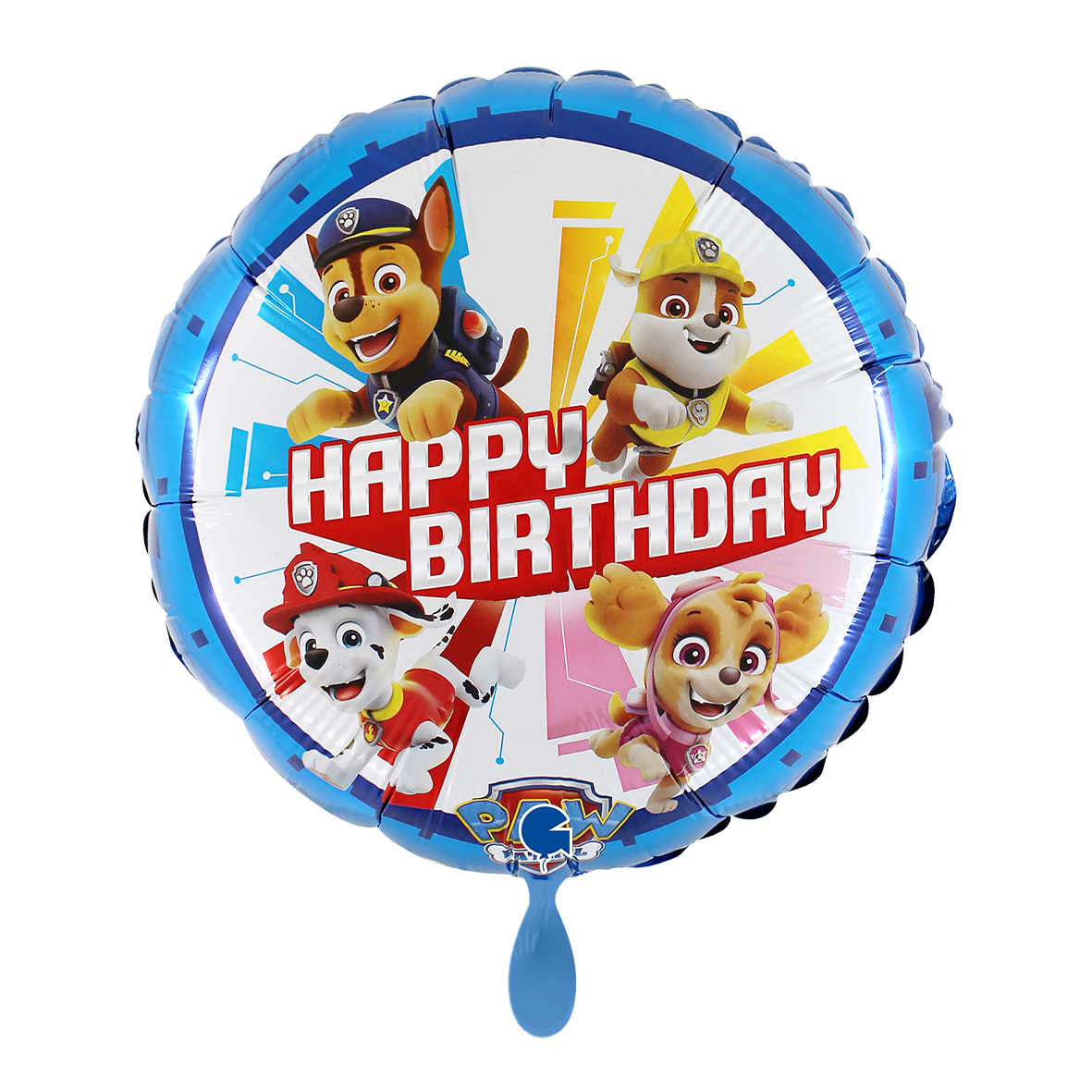 1 Ballon - Pat' Patrouille - Joyeux Anniversaire