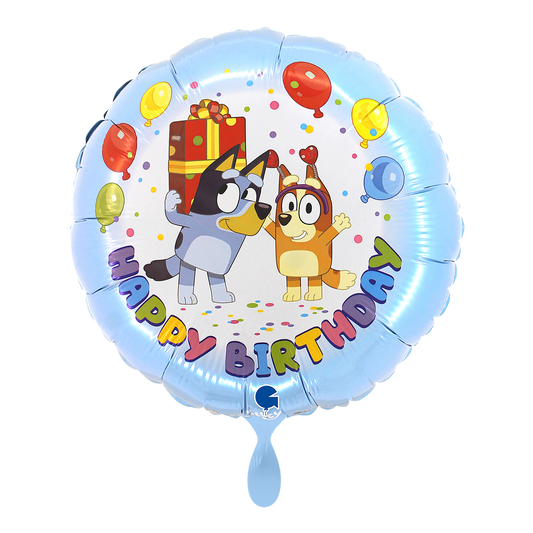 1 Ballon - Bluey - Joyeux Anniversaire
