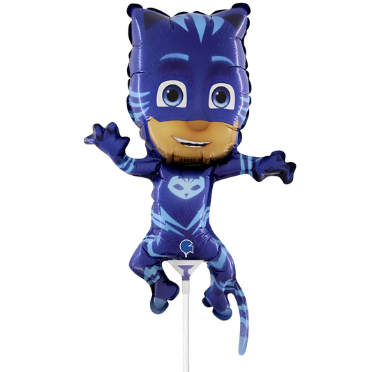 10 Miniballonnen Luchtgevuld - PJ Masks - Cat Boy (Onverpakt)