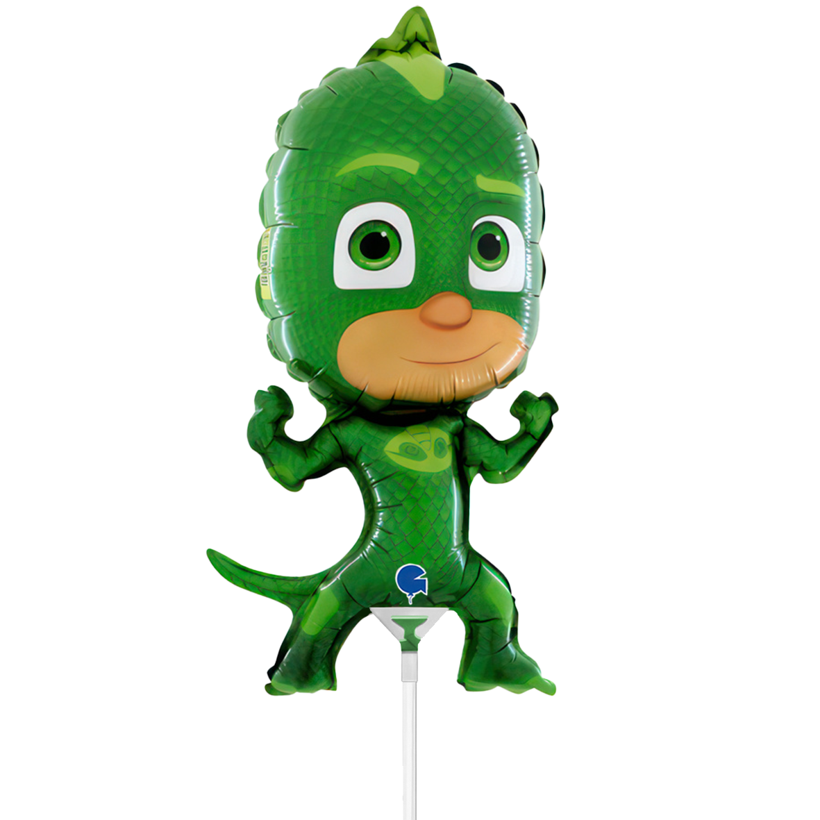10 Miniballonnen Luchtgevuld - PJ Masks - Gekko (Onverpakt)