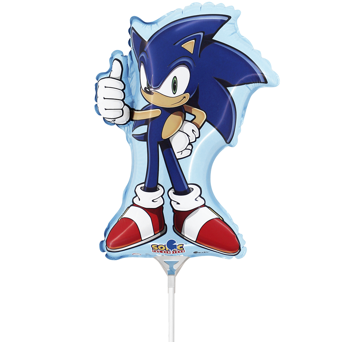 10 Miniballonnen Luchtgevuld - Sonic - Sonic (Onverpakt)