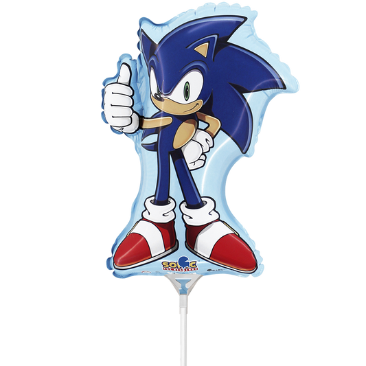 10 Miniballonnen Luchtgevuld - Sonic - Sonic (Onverpakt)