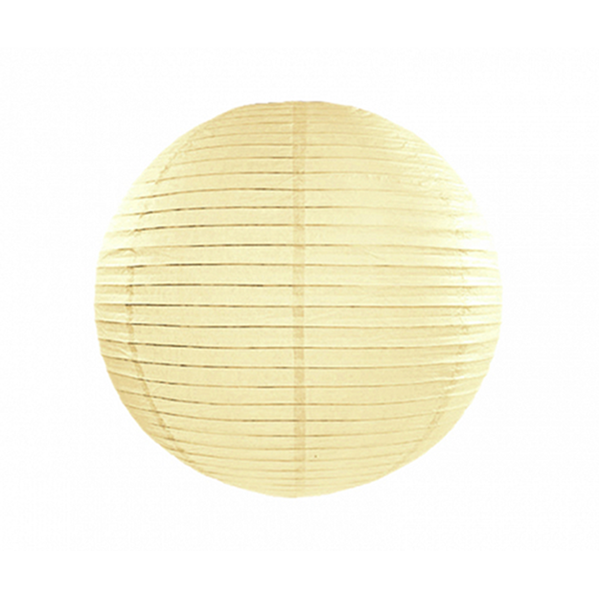 1 lampion XL - Ø 35cm - Crème