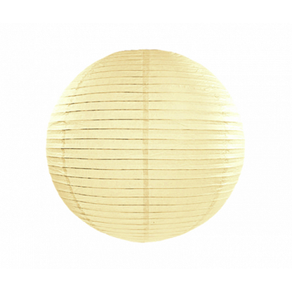 1 lampion XL - Ø 35cm - Crème