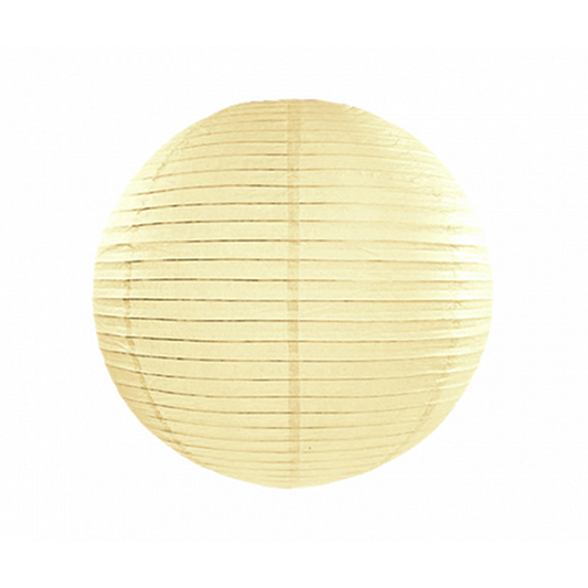 1 lampion XL - Ø 35cm - Crème