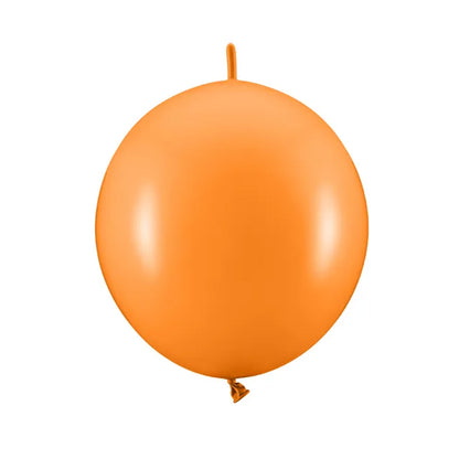 20 ballons guirlande - Ø 28cm - Orange Mandarine Pastel