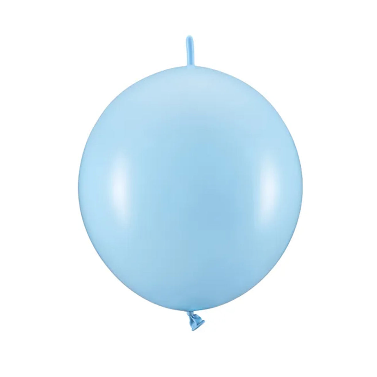 20 ballons de guirlande - Ø 28 cm - Bleu bébé pastel