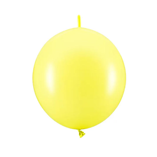 20 Slingerballonnen - Ø 28cm - Pastel Lemon Zest