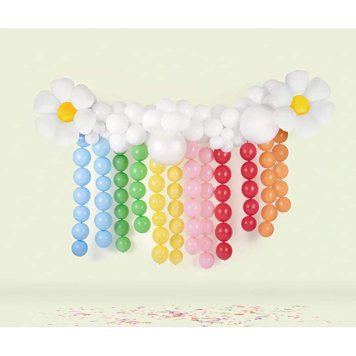 20 ballons de guirlande - Ø 28 cm - Bleu bébé pastel