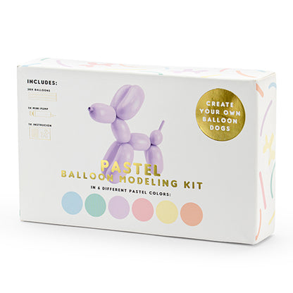 1 Ballonset - Modelleerballonnen - Pastel