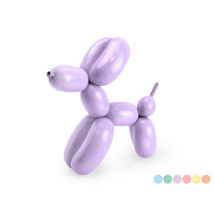 1 Ballonset - Modelleerballonnen - Pastel