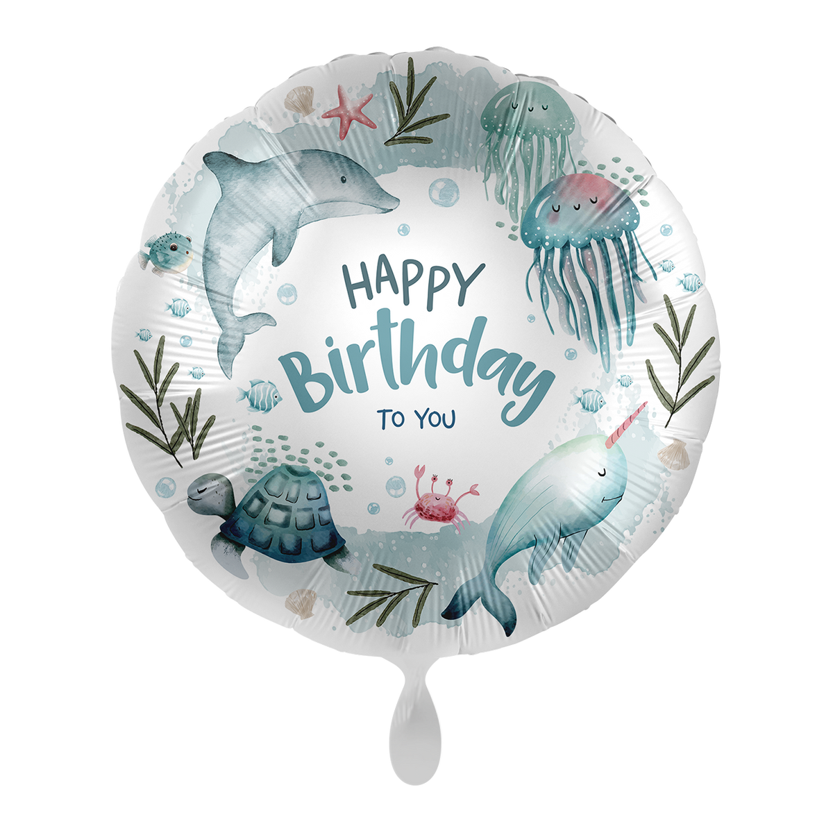 1 Ballon - Anniversaire Pêche amusante - FRA