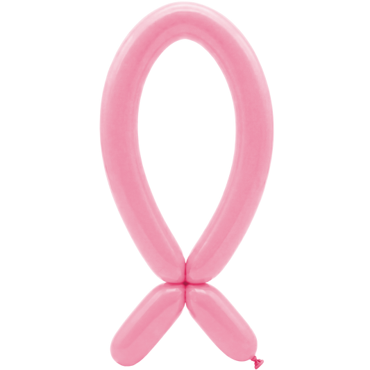 50 Modelballonnen - Tuit omhoog - 5x152cm - Roze