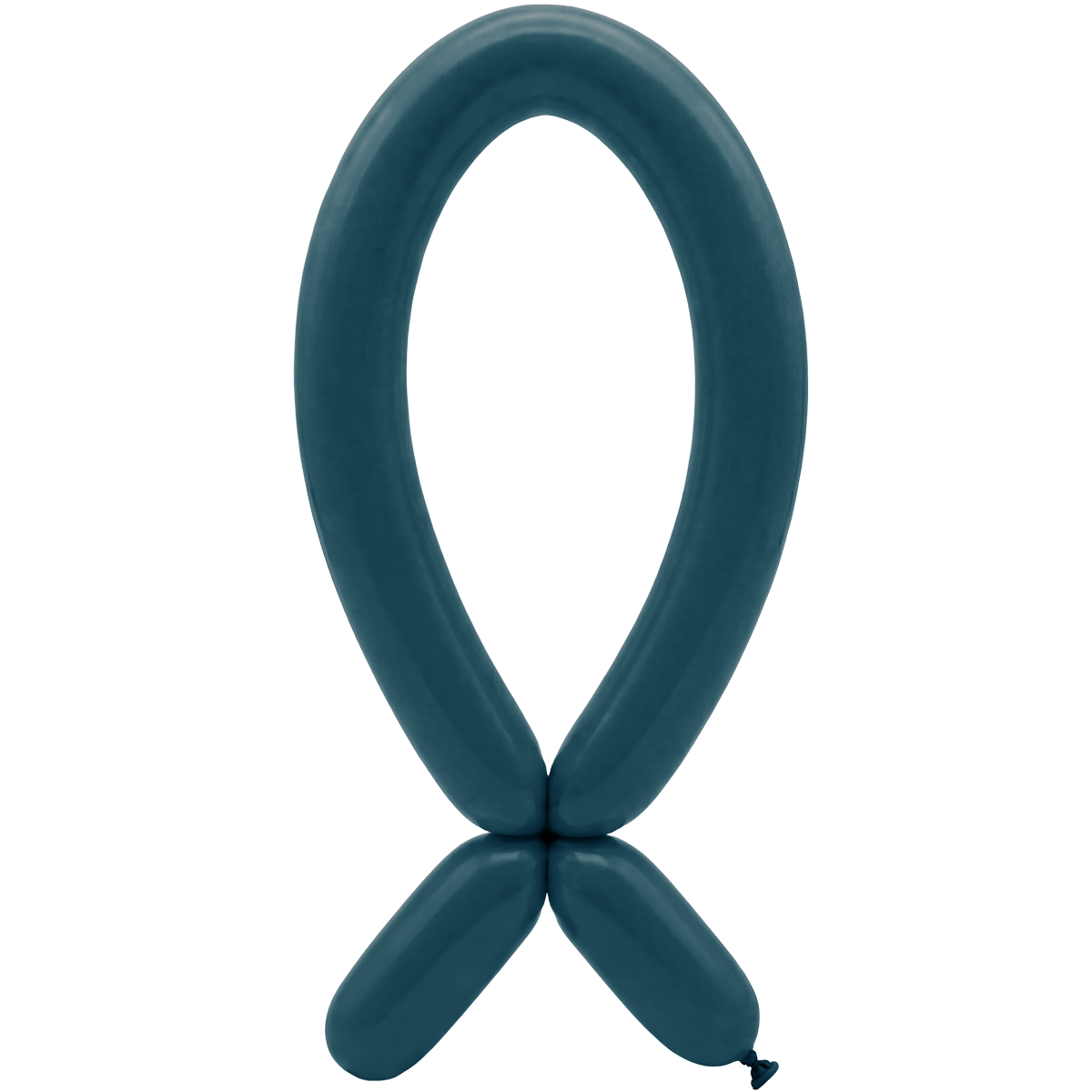 50 ballons à sculpter - Buse vers le haut - 5x152cm - Bleu sarcelle foncé