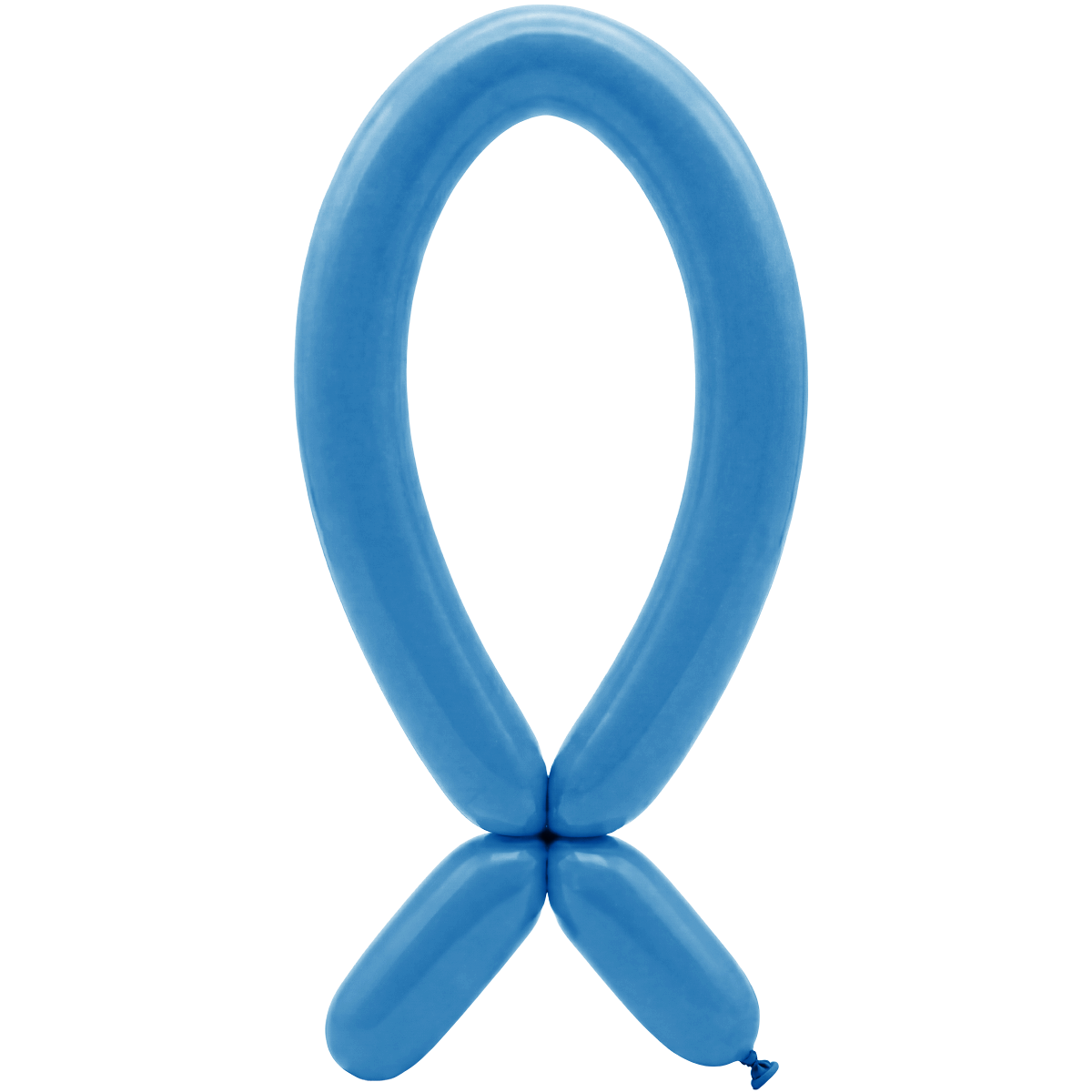 50 ballons à sculpter – Bec vers le haut – 5x152cm – Bleu
