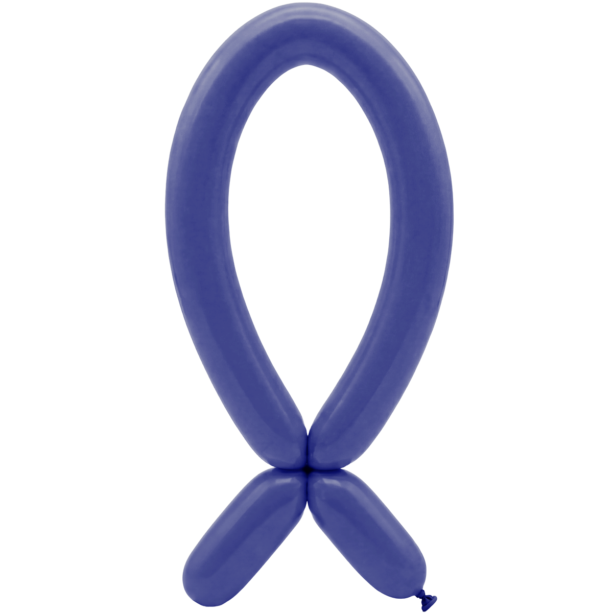 50 ballons à sculpter - Buse vers le haut - 5x152cm - Bleu pervenche