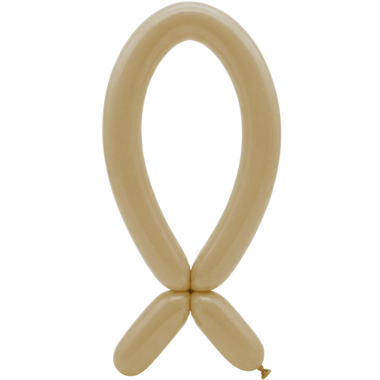 50 ballons à sculpter - Buse vers le haut - 5x152cm - Sable blanc