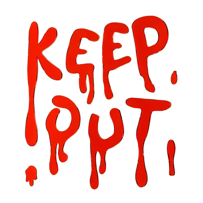 1 autocollant en gel pour fenêtre - Keep Out