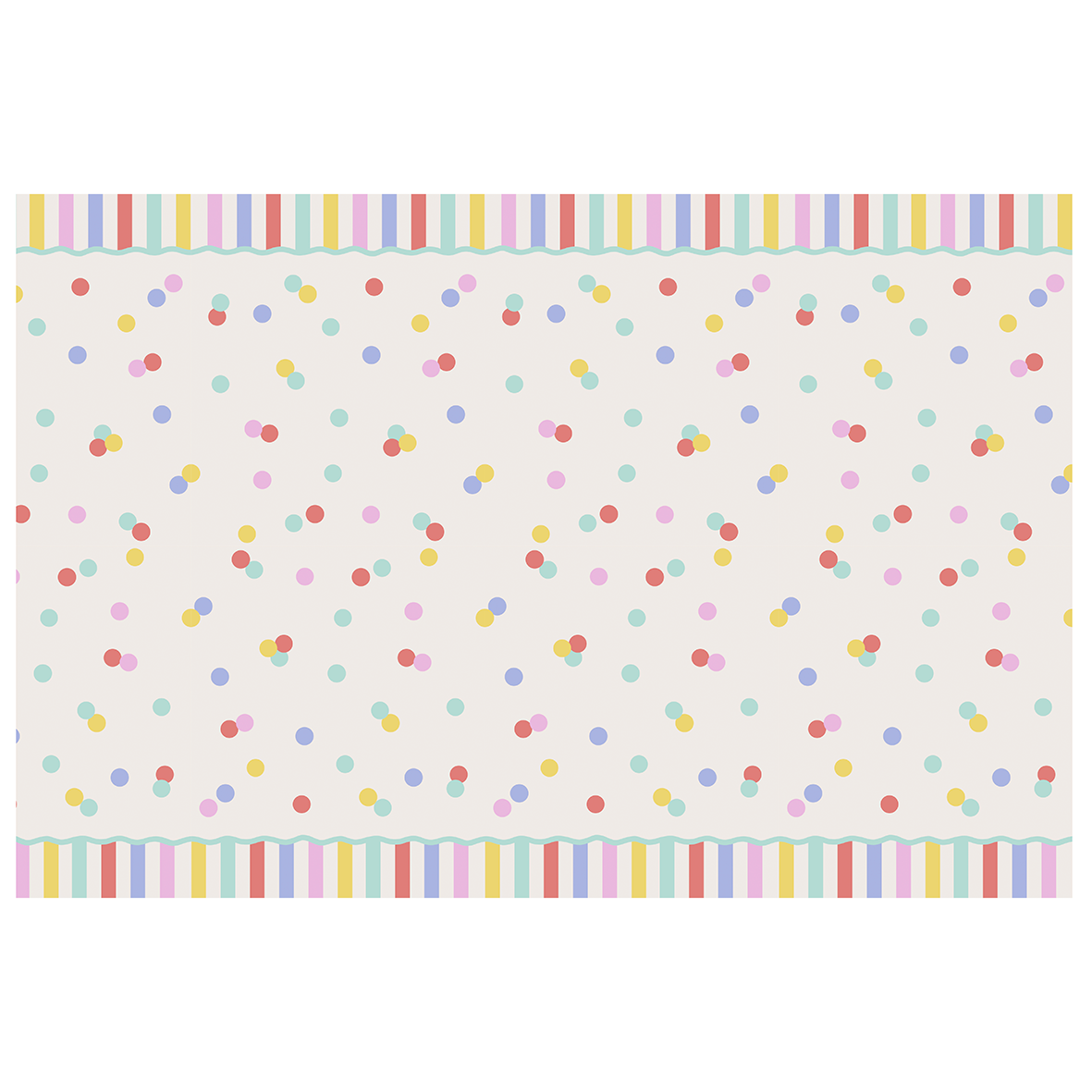 1 Tafelkleed - Confetti