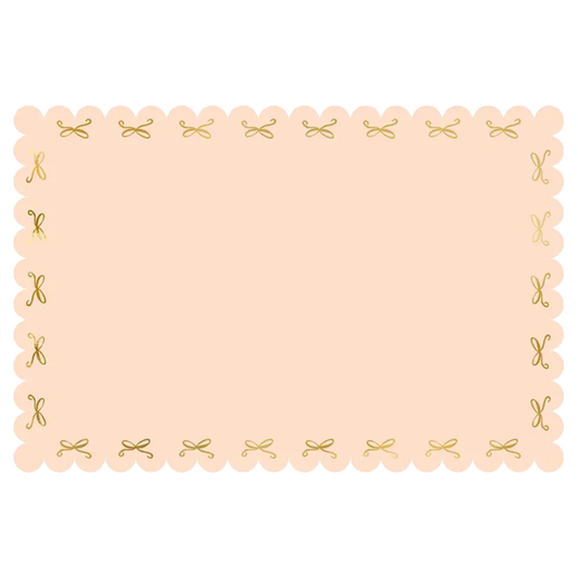 1 Papieren Tafelkleed - Pink Bows