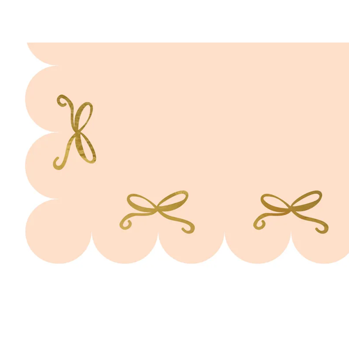 1 Papieren Tafelkleed - Pink Bows